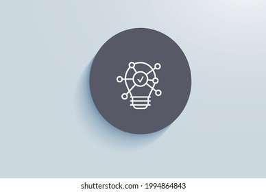 Productive Insight Icon Vector Design