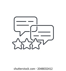 Productive negotiation result. Consensus. Vector linear icon isolated on white background.