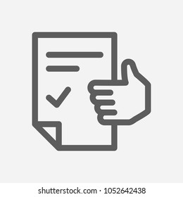 Productive work icon line symbol. Isolated vector illustration of  icon sign concept for your web site mobile app logo UI design.