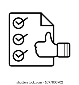 Productive work icon line symbol. Isolated illustration of icon sign concept for your web site mobile app logo UI design.
