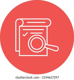 Imagen vectorial de icono de círculo de línea de trabajo productiva. También se puede usar para aplicaciones web, aplicaciones móviles y medios impresos.