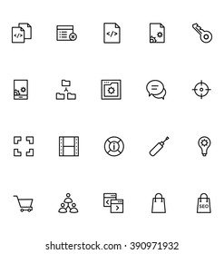 Productivity and Development Vector Icons 8