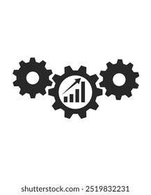 Icono de productividad Diseño Vector Plantilla Ilustración Signo Y Sobre Fondo Blanco