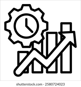 Productivity Icon Element For Design