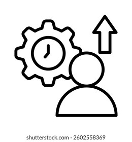 Productivity Icon Element for Design