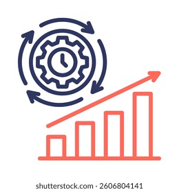 Productivity Icon Element for Design