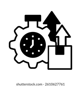 Productivity Icon Element for Design