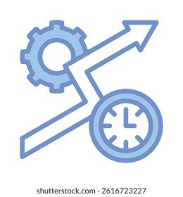 Productivity Icon Element For Design