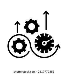 Elemento de icono de productividad para el diseño