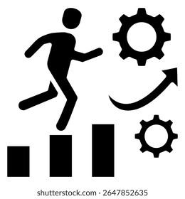 Productivity Icon Element for Design