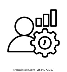 Elemento de icono de productividad para el diseño