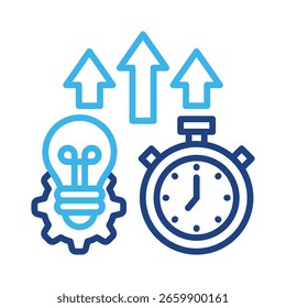 Productivity Icon Element For Design