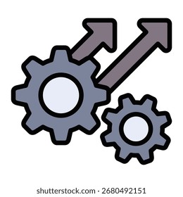 Productivity Icon Element For Design
