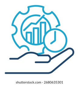 Elemento de icono de productividad para el diseño