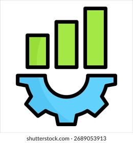 Elemento de icono de productividad para el diseño