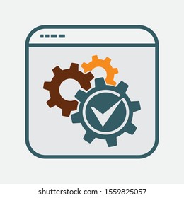 Ícone de produtividade no quadro de arquivo