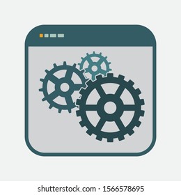 Icono de productividad en el marco de archivo