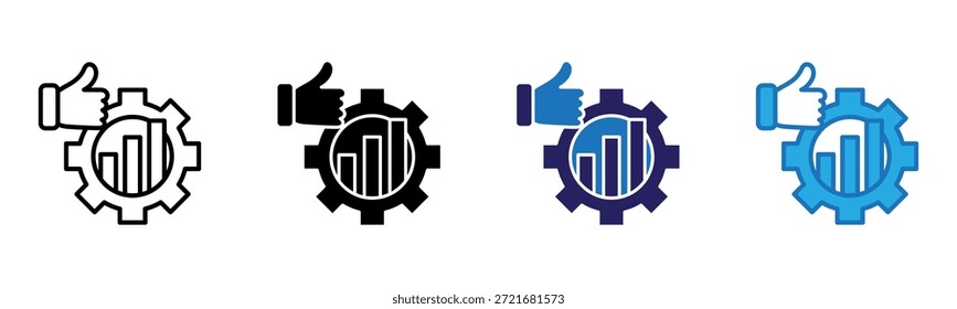 Icono de productividad Multi Style Ilustración vectorial