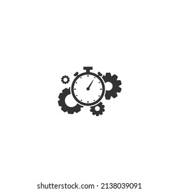 Produktivitätssymbol auf weiß. Vektorgrafik