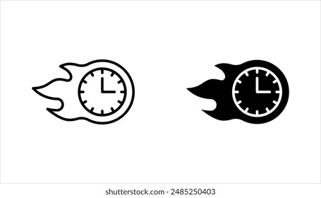 Conjunto de iconos de productividad. gestión de proyectos, automatización y productividad. Ilustración vectorial sobre fondo blanco