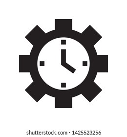Productivity icon in trendy flat style design. Vector graphic illustration. Suitable for website design, logo, app, and ui. EPS 10.