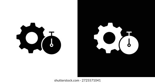 Productivity icon in trendy stroke thin linear style.