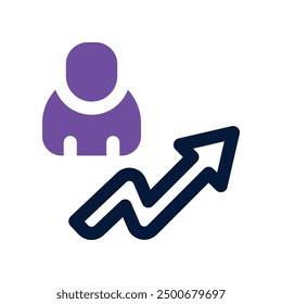 productivity icon. vector dual tone icon for your website, mobile, presentation, and logo design.