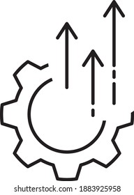 Productivity icon , vector illustration	