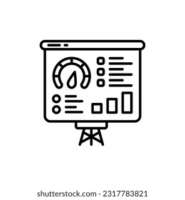 Icono de productividad en vector. Ilustración