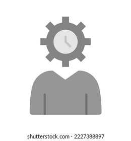 Productivity icon vector image. Can also be used for Project Management. Suitable for mobile apps, web apps and print media.