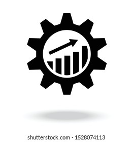 Productivity Icon vector. Production icon vector.