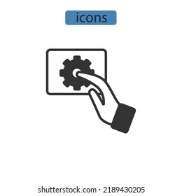 Productivity icons  symbol vector elements for infographic web