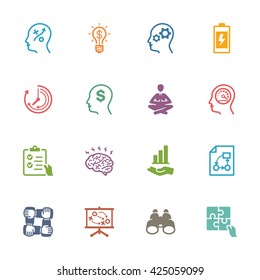 Productivity Improvement Icons Set 2 - Colored Series