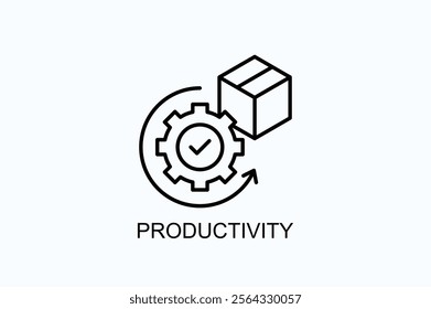 Productivity Isolated Vector, Icon Or Logo Sign Symbol Illustration