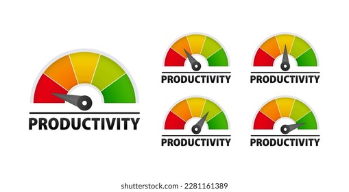 Productivity level meter. Tracking and Improving Your Efficiency for Maximum Results