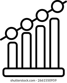Projeto de ícone de vetor de linha de produtividade