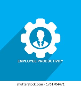 Produktivitäts- und Personalsymbol , Unternehmenssymbol 