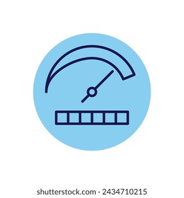 Icono de vector relacionado con la productividad. Aislado sobre fondo blanco. Ilustración de vector