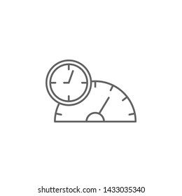 Productivity, time management icon. Element of time management icon. Thin line icon for website design and development, app development