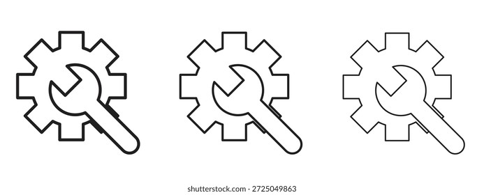 Ícone de ferramentas de produtividade. Ilustração de vetor de estilo minimalismo desenhado à mão