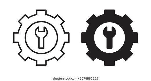 Herramientas de productividad icono línea estilo Diseño gráfico .editable Vectores.