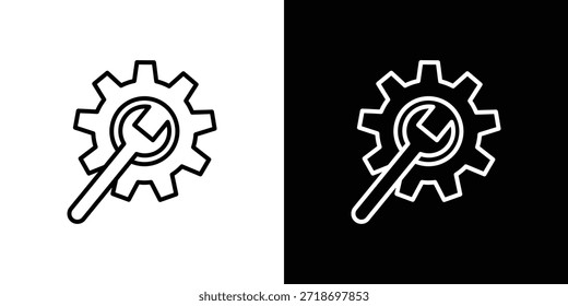 Elemento de logotipo de icono de herramientas de productividad. Ilustración vectorial. EPS10