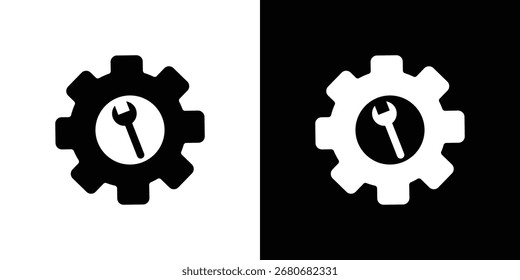 Símbolo de icono de herramientas de productividad. diseño simple editable.