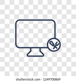 productivity Tools icon. Trendy linear productivity Tools logo concept on transparent background from Productivity collection