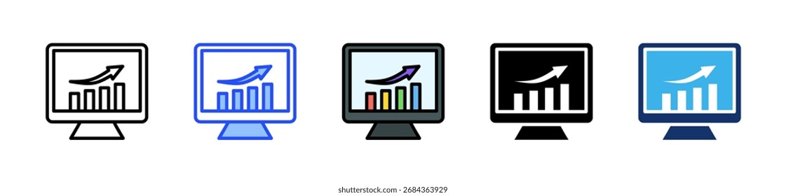 Coleção De Ícones Do Controlador De Produtividade Com Vários Estilos