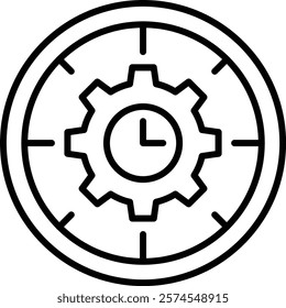 Productivity vector icon. Can be used for printing, mobile and web applications.