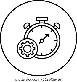 Productivity vector icon. Can be used for printing, mobile and web applications.