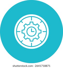 Productivity vector icon. Can be used for printing, mobile and web applications.