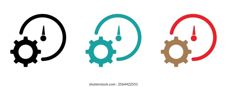 Productivity vector icon design set