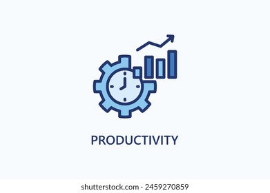 Productivity Vector Icon Or Logo Illustration